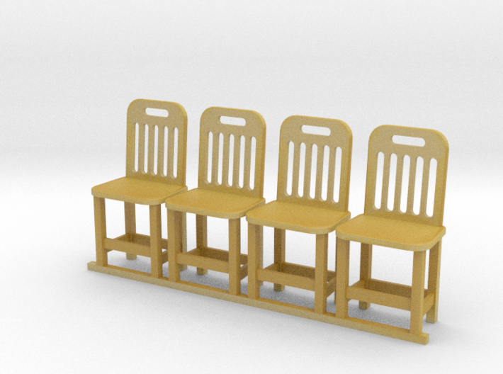 4 chaise bois echelle O 3d printed
