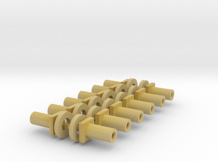 Bachmann N Scale - Chassis Fasteners &amp; Washers x12 3d printed