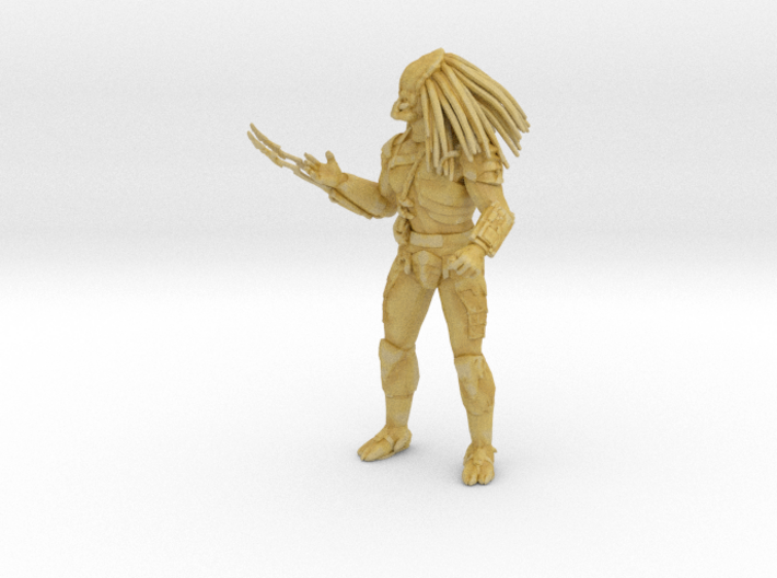Predator No Mask Miniature for scifi games and rpg 3d printed 