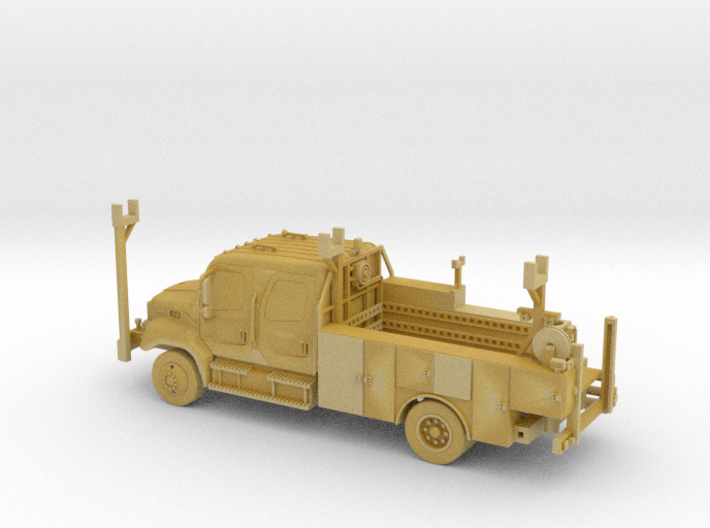 Maintenance Of Way Rail Truck 1-87 HO Scale 3d printed