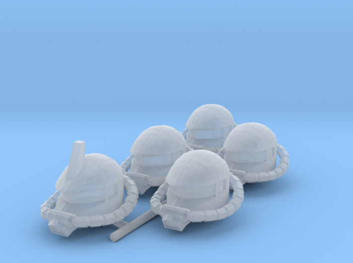 Zaku Heads for Space Marines 3d printed