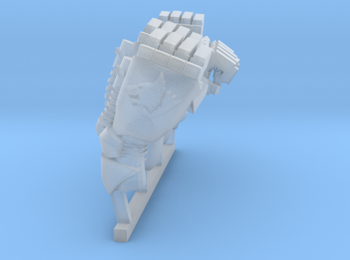 left outer space big dog power fist 3d printed