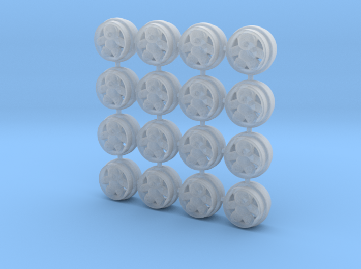 1/64 scale Ronal Teddy Bear 8mm Dia - 4 sets 3d printed