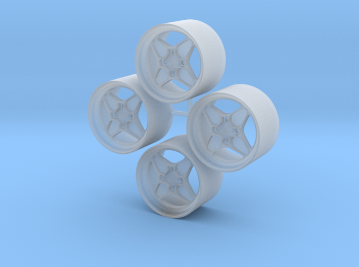 18'' Rotiform GTB wheels in 1/24 scale 3d printed