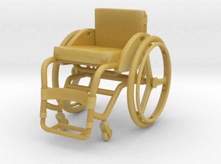 Wheelchair 02. 1:24 Scale 3d printed