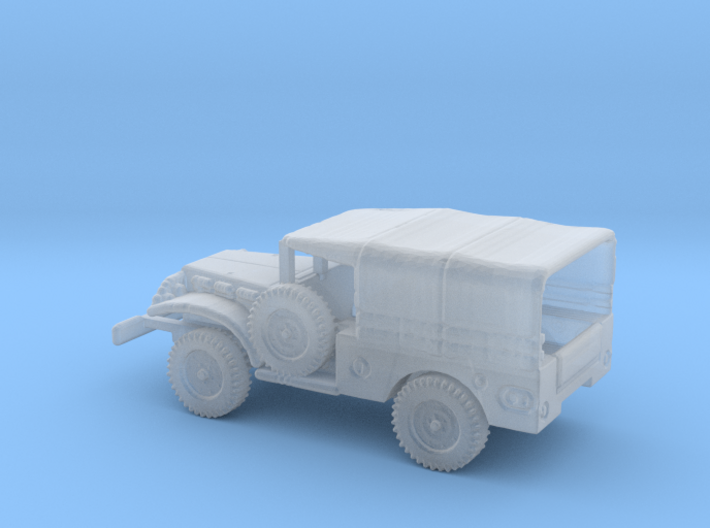 1/144 Scale Dodge WC-51 with Cover 3d printed 