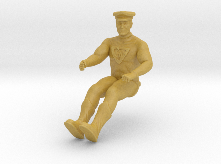 Captain Action - Silver Streak - Seated 3d printed