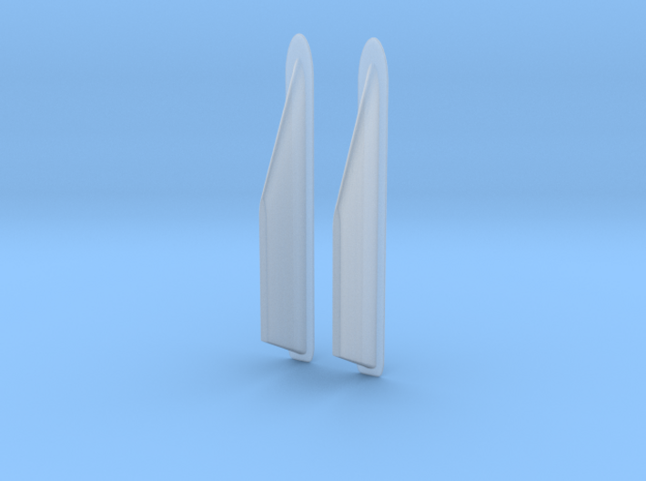 Dual Top fins for Tracy 3d printed