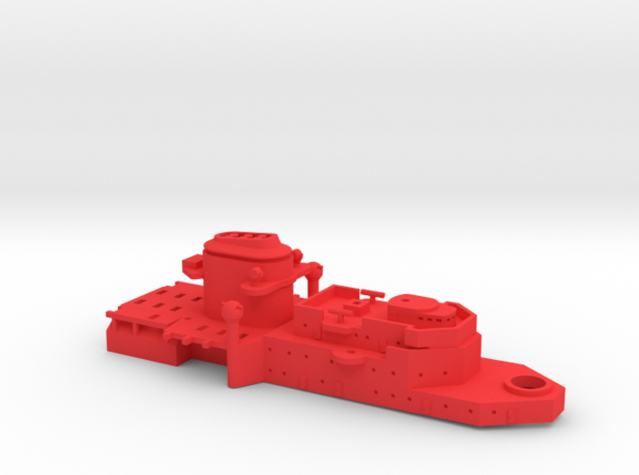 1/600 P Class Panzerschiffe Forward Superstructure 3d printed