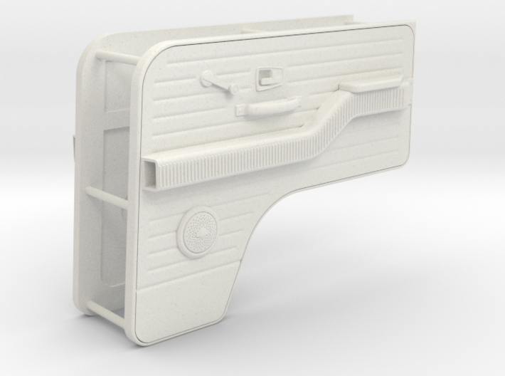 VW T2 DOOR CARD w/VENT (x2) for REVELL 1:24 KIT 3d printed