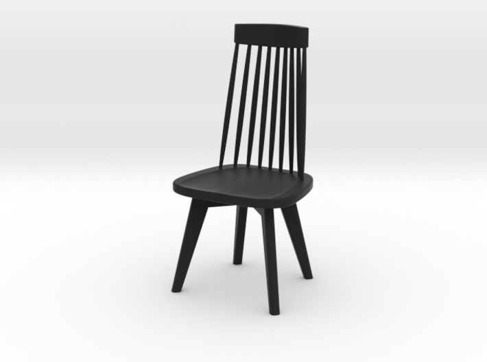 Dollhouse Spindle Dining Chair 3d printed