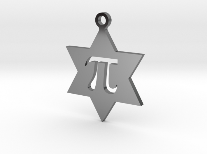 Star of David / Pi... 29mm wide, 2mm thick all 3d printed