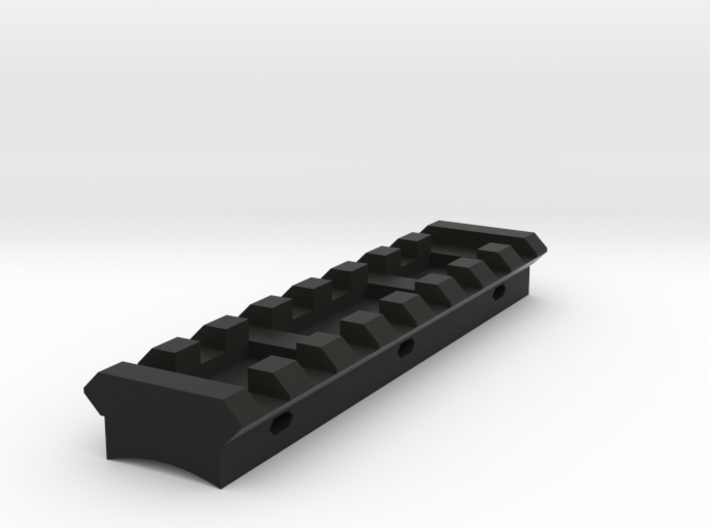 Picatinny Rail (8-Slots) for MAC-10 Snake Silencer 3d printed