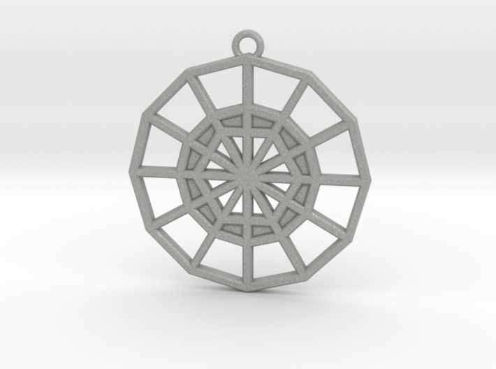 Restoration Emblem 04 Medallion (Sacred Geometry) 3d printed