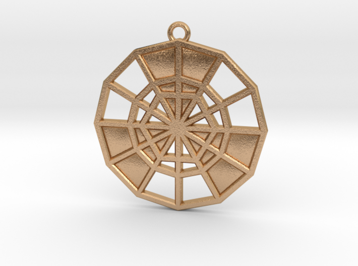 Restoration Emblem 11 Medallion (Sacred Geometry) 3d printed