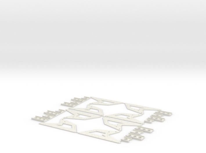 2 sets Gearplates for Marvelcraft AS350 M1:6,7 3d printed