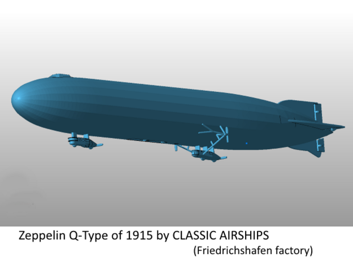 Zeppelin Q-Type 3d printed Zeppelin Q-Type (Navy L20 Class)