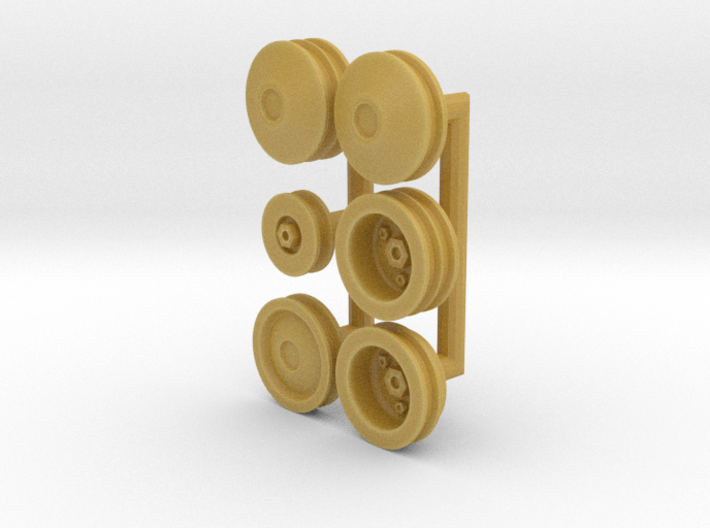 1/25 Generic Pulleys 3d printed 