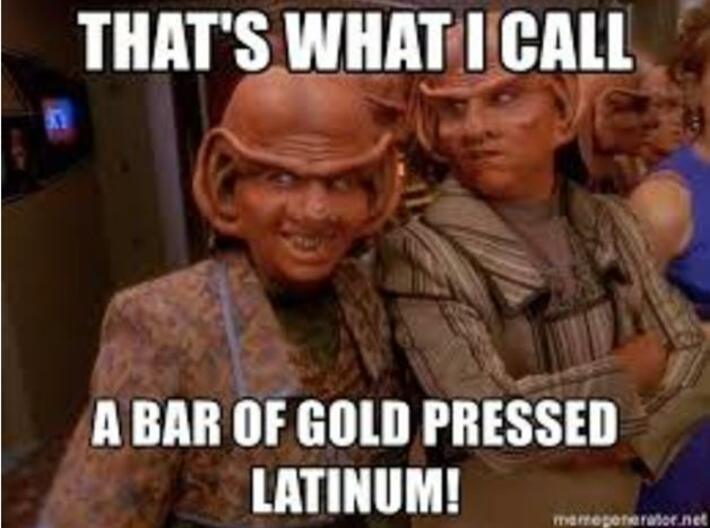 Star Trek Ferengi Gold-Pressed Latinum Brick 3d printed 
