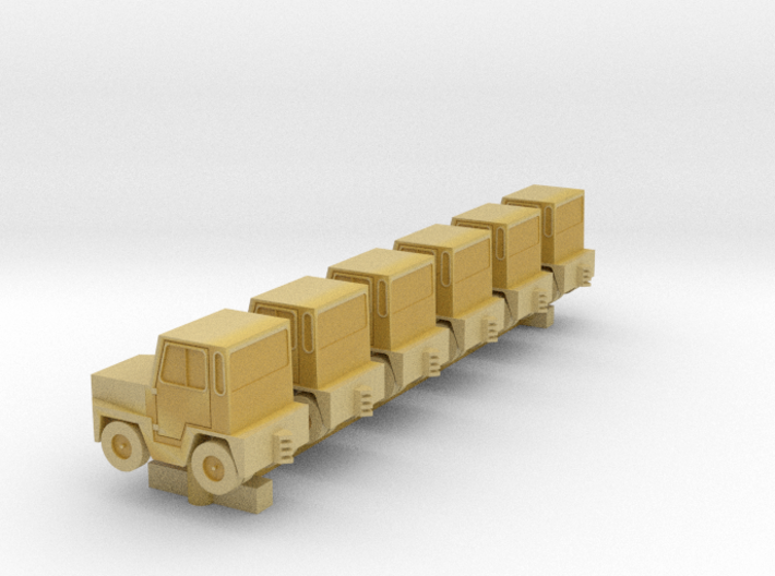 GSE Airport Baggage Tractor 1:400 6pc 3d printed 