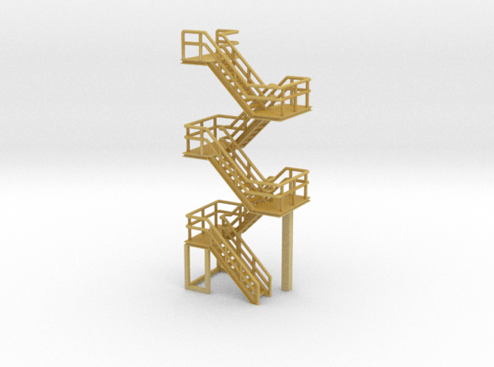 N Scale Staircase 57.4mm 3d printed 