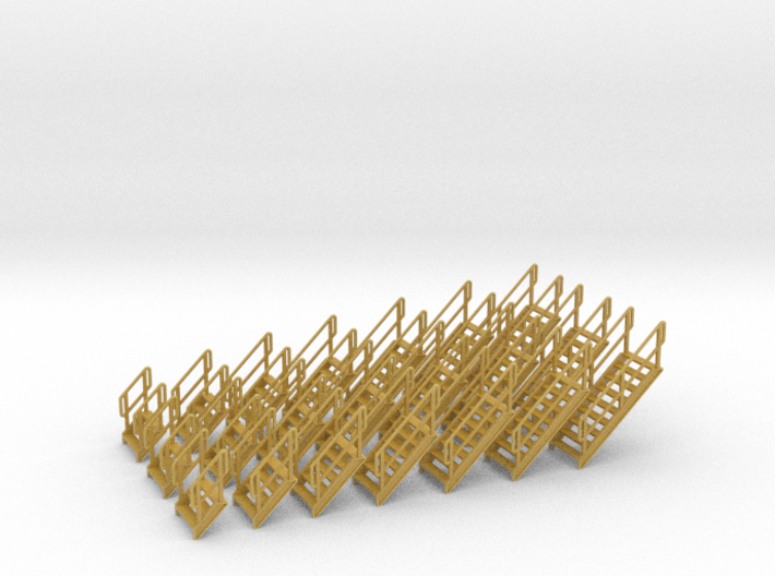 HO Stairs assorted 21pc 3d printed 
