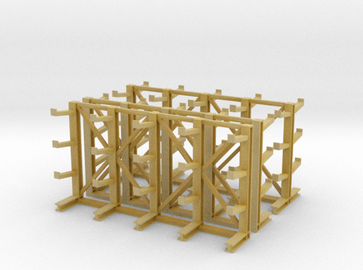 N Scale Cantilever Rack 3pc 3d printed 