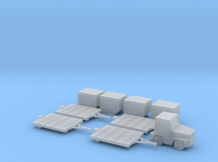 1:144 Air Cargo Set 3d printed