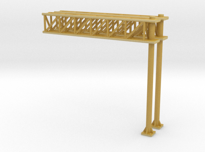 N Scale Sign Cantilever 47mm 3d printed 