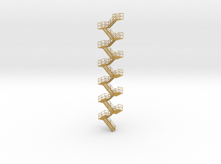 HO Staircase 253mm 3d printed 