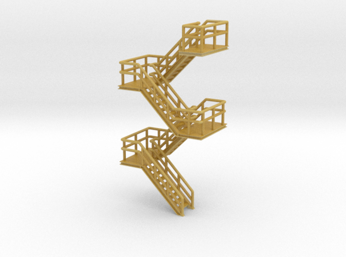 N Scale Staircase H46.4mm 3d printed 