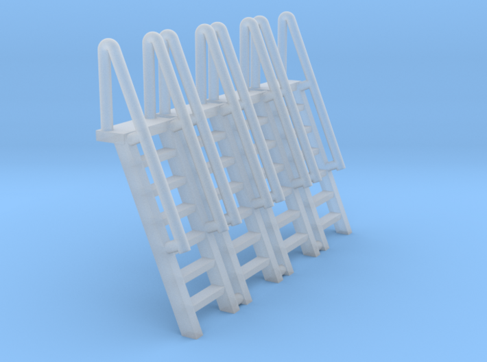 N Scale Ladder 7 (4pc) 3d printed