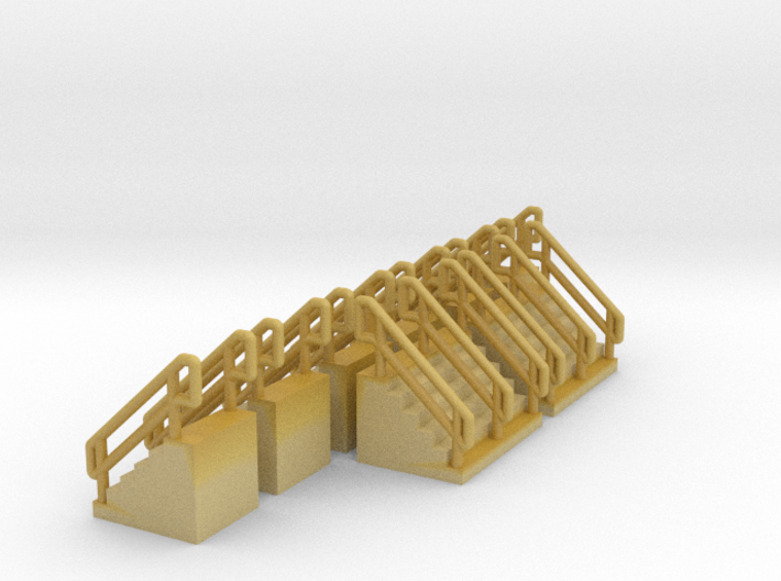 Z Scale Concrete Stairs Ken 3d printed 