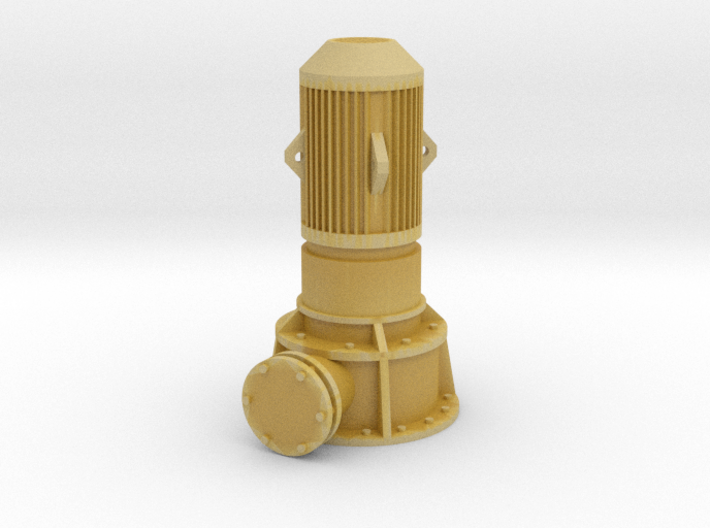 HO Vertical Pump 3d printed 