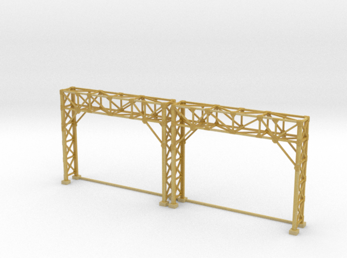 N Scale Signal Bridge Gantry 2 tracks 2pc 3d printed