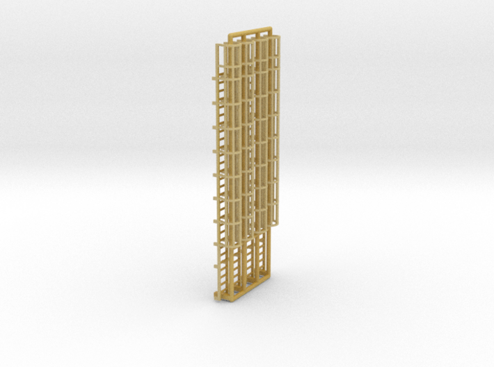 N Scale Cage Ladder 58mm (Top) 3d printed 
