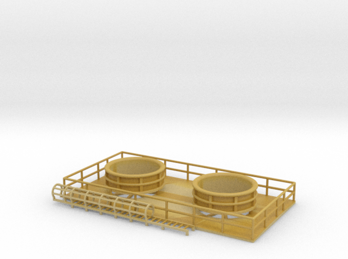 N Scale Large Chiller Part 2 (Roof) 3d printed 