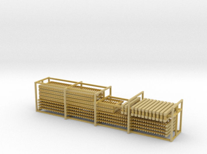 HO Scale Fence + Gates 3d printed