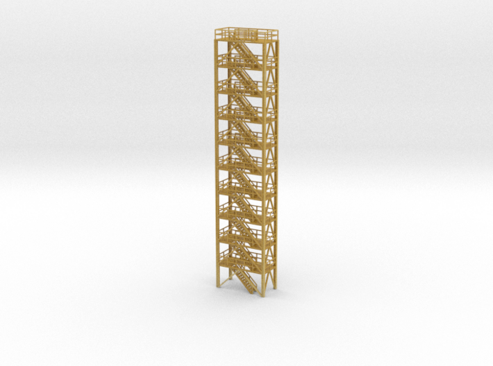 N Scale Refinery Stairs H182 3d printed 