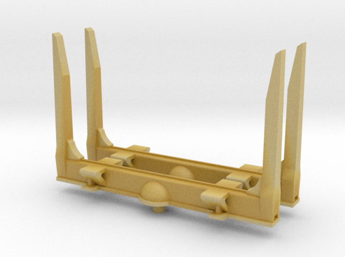 1/64th S Scale log bunk set of 2 with angled top 3d printed 