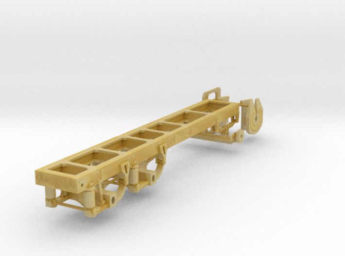 1/87th Tandem truck frame, 175&quot; Wheelbase 3d printed