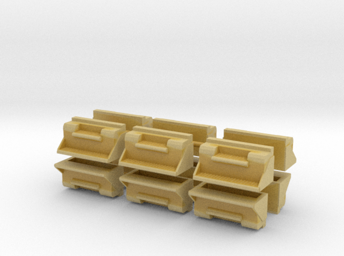 1/87th kenworth 36&quot; toolbox builders pack of 12 3d printed