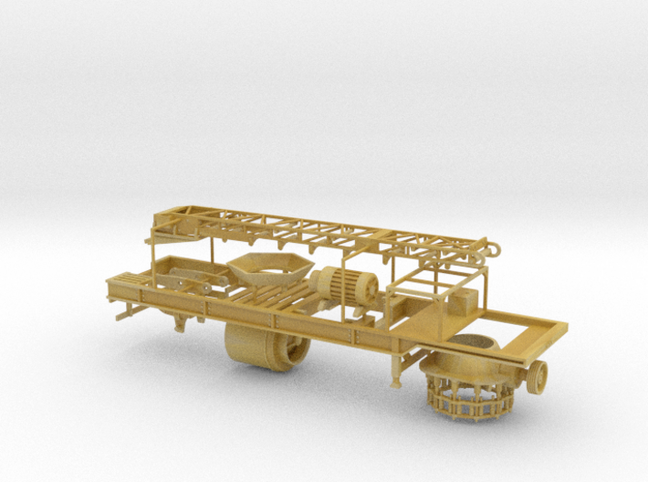 1/64th Cone Crusher Aggregate Trailer 3d printed