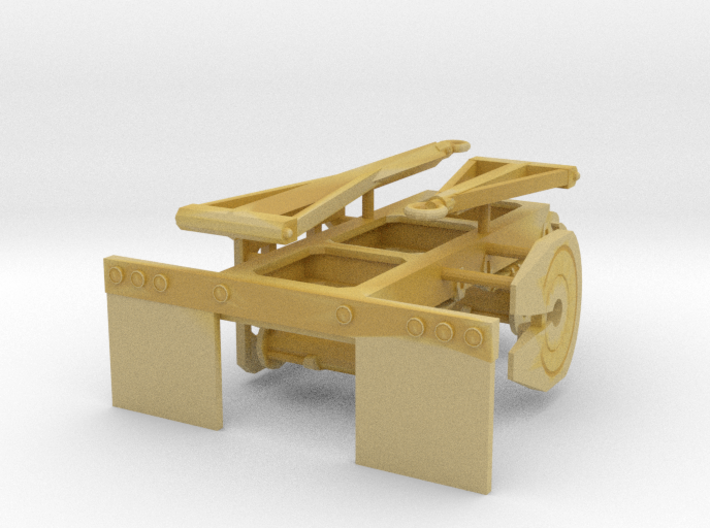1/64th Tandem converter Dolly for trucks trailers 3d printed 