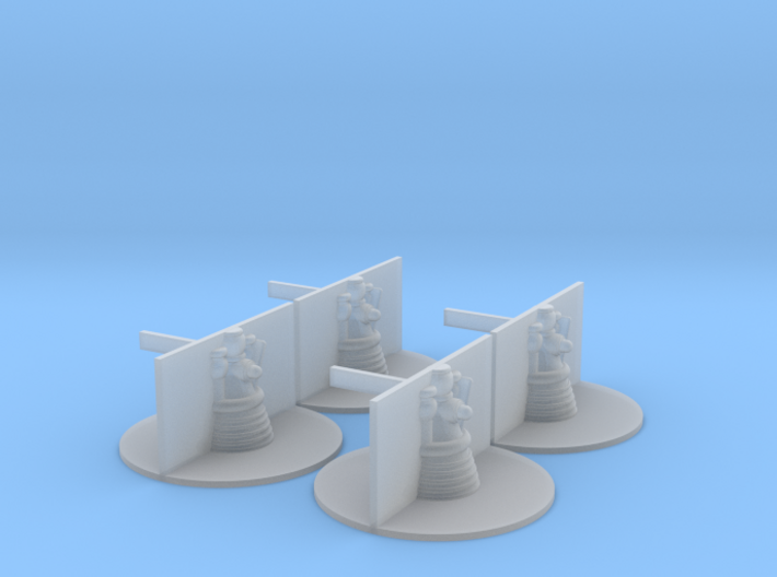 WING-X REBELL 1/29 EASYKIT STOCK ENGINE CENTRE SET 3d printed