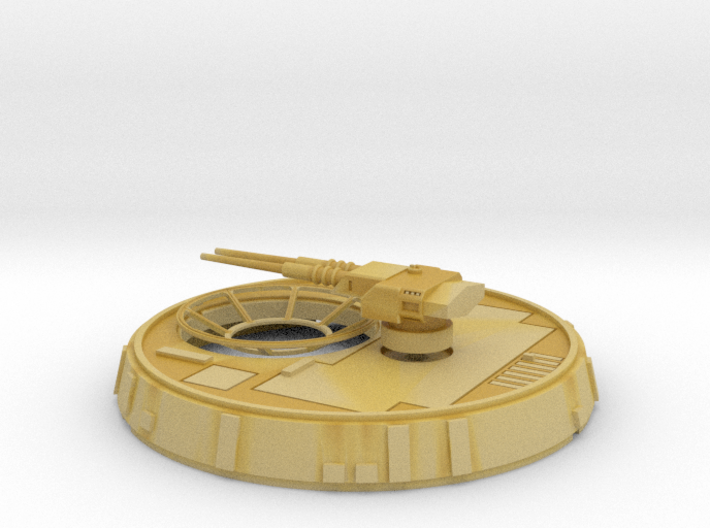 YT1300 BANDAY 1/144 LC MCQUARRIE CANNON W BASE 3d printed 