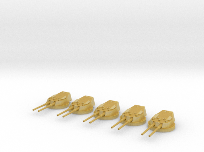 1/600 HMS Dreadnought 12 inch /45 Turrets SET 3d printed 
