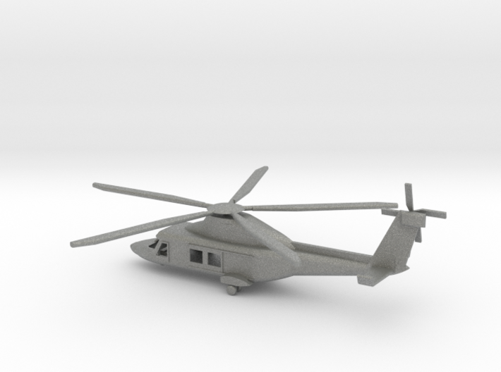 1/87 Scale AW169M Helicopter 3d printed