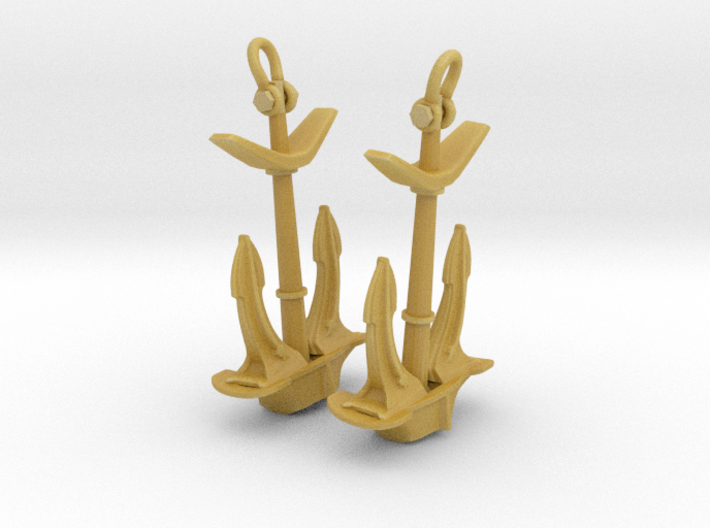 1/200 IJN Stern Anchor Set x2 3d printed