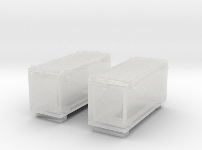 1/96 USS Sub Chaser 20mm Ammo Box Special SET 3d printed